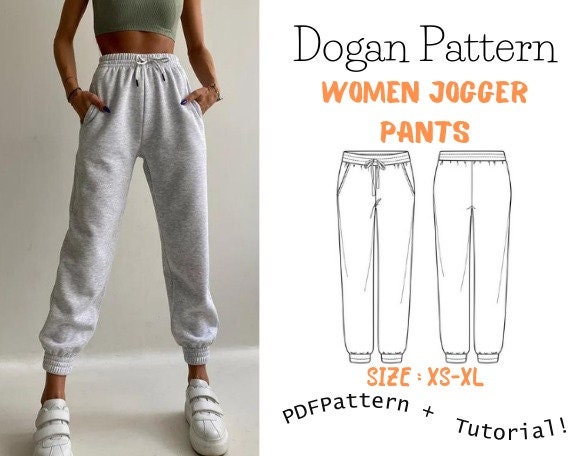 MOVE BEYOND Donna Pantaloni da Jogging in Felpa con Fodera di Sherpa Calda con 2 Tasche Athletic Fleece Pantaloni da Jogging con Coulisse, XS, Grigio, Fodera in Pile