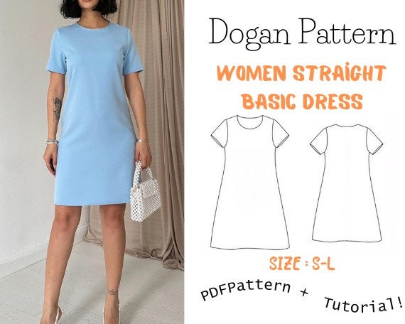 Sewing Dress Pdf Pattern, A-line Dress Pattern, Summer Cotton Dress Beginner Pattern, Relaxed Short Dress, Plus Size Dress PDF Pattern - Etsy Sewing Dress Pdf Pattern, A-line Dress Pattern, Summer Cotton Dress Beginner Pattern, Relaxed Short Dress, Plus Size Dress PDF Pattern - Etsy