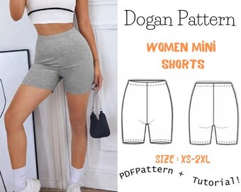 Sewing Patterns PDF Sewing Pattern Shorts Sewing Patterns Skirt Mini Shorts Pattern Sport Shorts Pattern Yoga Shorts Pattern Skirt PDF