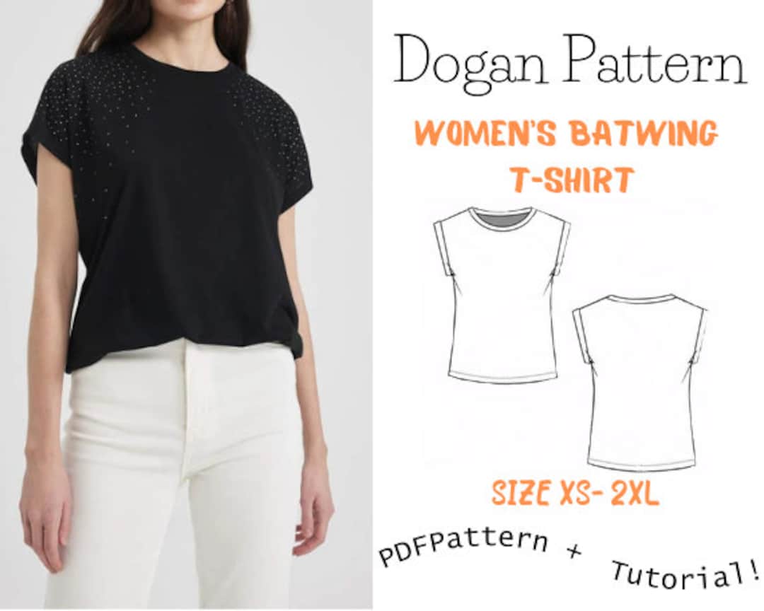 Trendy T-shirt Women's Sewing Pattern Women's T-shirt