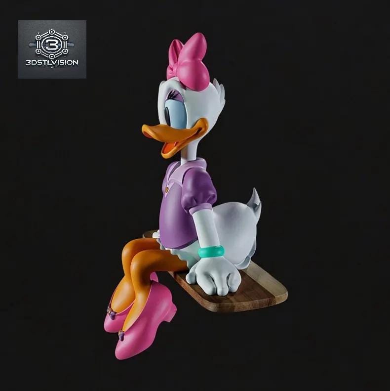 Daisy duck figure - Etsy 日本