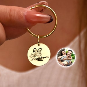 Custom Photo Key chain, Pendantify Photo Keychain,Picture Keychain,Personalized Gifts For Men,Personalized Photo Keychain,Gift For Boyfriend