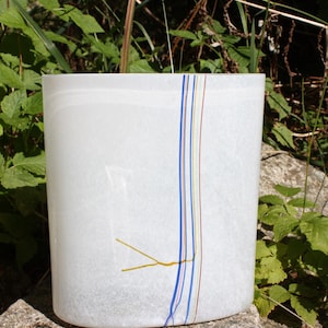 Bertil Vallien Kosta Boda Rainbow Vase: Signed Swedish Art Glass