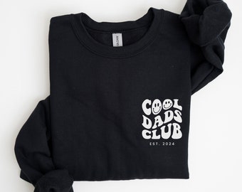 Aangepaste Cool Dads Club Sweatshirt, zwangerschap aankondiging shirt voor vader, shirt voor papa, cool papa shirt voor nieuwe papa, grappig cadeau voor papa