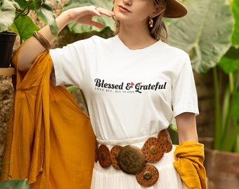 Blessed & Grateful Women's Cotton Tee
