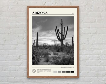 Black and White, Arizona Print, Arizona Wall Art, Arizona Poster, Arizona Photo, Arizona Poster Print, Arizona Wall Decor, USA Print