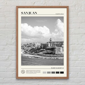 Black and White, San Juan Print, San Juan Wall Art, San Juan Poster, San Juan Photo, San Juan Poster Print, San Juan Decor, Puerto Rico