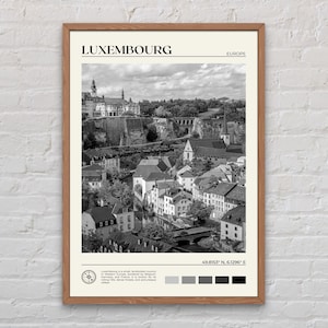 Black and White, Luxembourg Print, Luxembourg Wall Art, Luxembourg Poster, Luxembourg Photo, Luxembourg Poster Print, Luxembourg Wall Decor