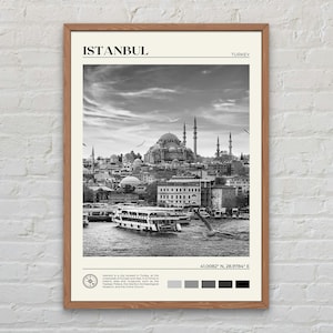 Schwarz und weiß, Istanbul Druck, Istanbul Wandkunst, Istanbul Poster, Istanbul Foto, Istanbul Poster Druck, Istanbul Wanddekor, Türkei