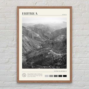 Black and White, Eritrea Print, Eritrea Wall Art, Eritrea Poster, Eritrea Photo, Eritrea Poster Print, Eritrea Wall Decor, Africa Print