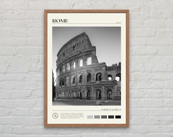 Black and White, Rome Print, Rome Wall Art, Rome Poster, Rome Photo, Rome Poster Print, Rome Wall Decor, Roma Print, Italy Poster Print