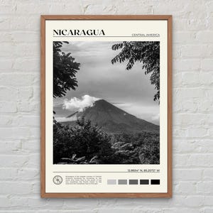 Black and White, Nicaragua Print, Nicaragua Wall Art, Nicaragua Poster, Nicaragua Photo,Nicaragua Poster Print, Nicaragua Wall Decor