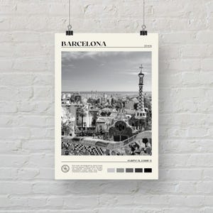 Black and White, Barcelona Print, Barcelona Wall Art, Barcelona Poster, Barcelona Photo, Barcelona Poster Print, Barcelona Decor, Spain image 5