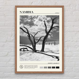 Noir et blanc, impression Namibie, art mural Namibie, affiche Namibie, photo Namibie, impression affiche Namibie, décoration murale Namibie, affiche Afrique