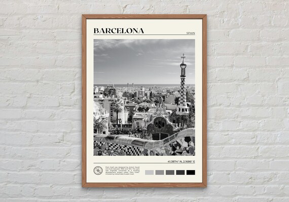 Black and White, Barcelona Print, Barcelona Wall Art, Barcelona Poster, Barcelona Photo, Barcelona Poster Print, Barcelona Decor, Spain