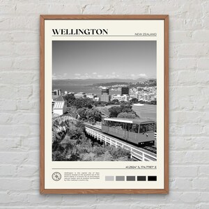 Black and White, Wellington Print, Wellington Art, Wellington Poster, Wellington Photo, Wellington Poster Print, Wellington Wall Decor