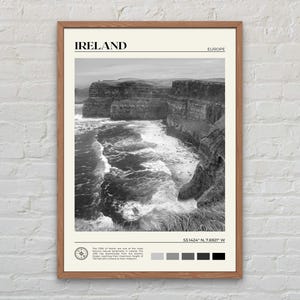 Black and White, Ireland Print, Ireland Wall Art, Ireland Poster, Ireland Photo, Ireland Poster Print, Ireland Wall Decor, UK Poster