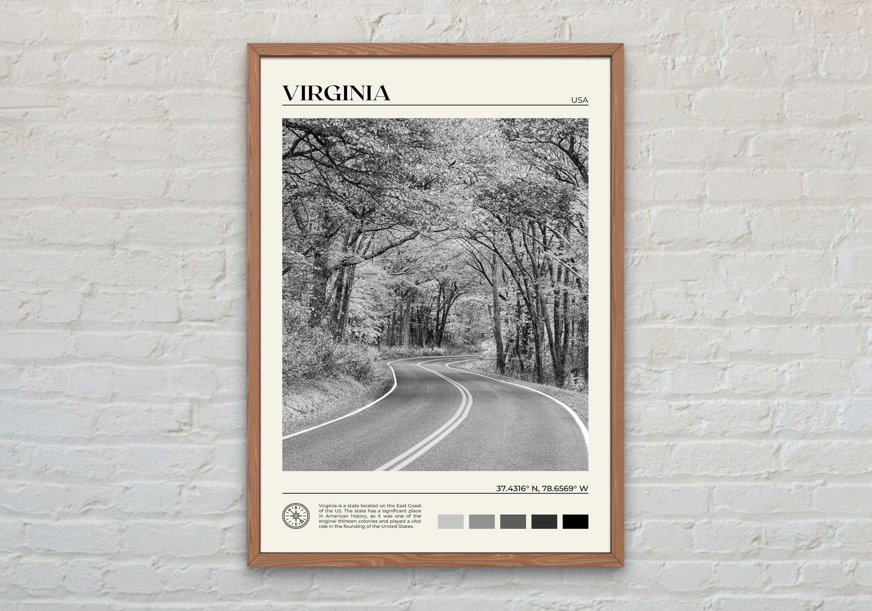 Black and White, Virginia Beach Print, Virginia Beach Wall Art