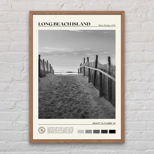 Black and White, Long Beach Island Print, Long Beach Island Art, Long Beach Island Poster, Long Beach Island Photo, New Jersey Poster