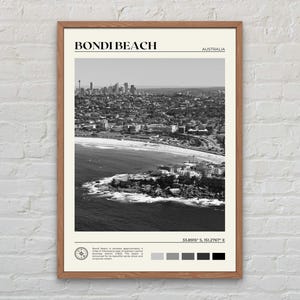 Black and White, Bondi Beach Print, Bondi Beach Art, Bondi Beach Poster, Bondi Beach Photo, Bondi Beach Poster Print, Bondi Beach Decor