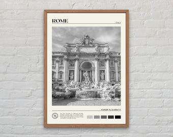 Black and White, Rome Print, Rome Wall Art, Rome Poster, Rome Photo, Rome Poster Print, Rome Wall Decor, Roma Print, Italy Poster Print