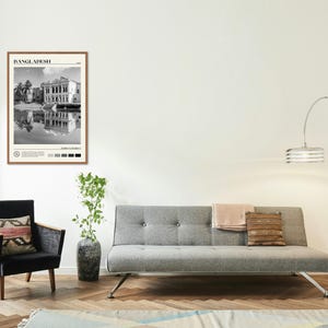 Black and White, Bangladesh Print, Bangladesh Wall Art, Bangladesh Poster, Bangladesh Photo, Bangladesh Poster Print, Bangladesh Decor image 3