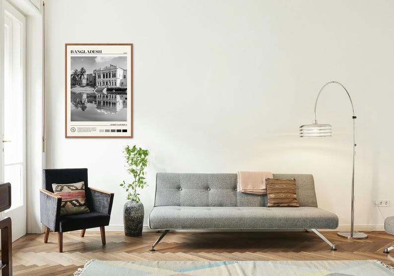 Black and White, Bangladesh Print, Bangladesh Wall Art, Bangladesh Poster, Bangladesh Photo, Bangladesh Poster Print, Bangladesh Decor image 3