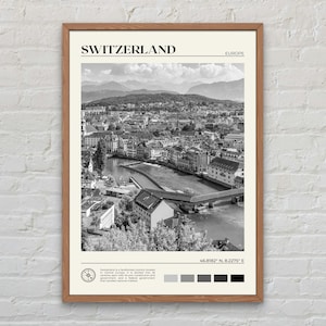 Black and White, Switzerland Print, Switzerland Art, Switzerland Poster, Switzerland Photo, Switzerland Poster Print, Switzerland Decor