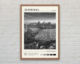 Black and White, Australia Print, Australia Wall Art, Australia Poster, Australia Photo, Australia Poster Print, Australia Wall Decor