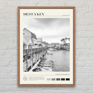 Black and White, Siesta Key Print, Siesta Key Wall Art, Siesta Key Poster, Siesta Key Photo, Siesta Key Poster Print, Siesta Key Decor