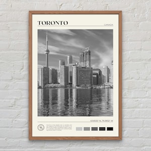 Schwarzweiß, Toronto Print, Toronto Wandkunst, Toronto Poster, Toronto Foto, Toronto Poster Druck, Toronto Wand-Dekor, Kanada Druck