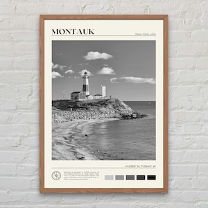 Black and White, Montauk Print, Montauk Wall Art, Montauk Poster, Montauk Photo, Montauk Poster Print, Montauk Wall Decor, New York Poster