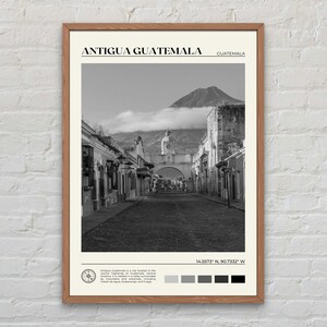 Black and White, Antigua Guatemala Print, Antigua Guatemala Wall Art, Antigua Guatemala Poster, Antigua Guatemala Photo, Guatemala Poster