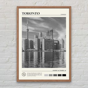 Black and White, Toronto Print, Toronto Wall Art, Toronto Poster, Toronto Photo, Toronto Poster Print, Toronto Wall Decor, Canada Print