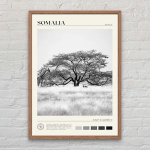 Black and White, Somalia Print, Somalia Wall Art, Somalia Poster, Somalia Photo, Somalia Poster Print, Somalia Wall Decor, Africa Poster