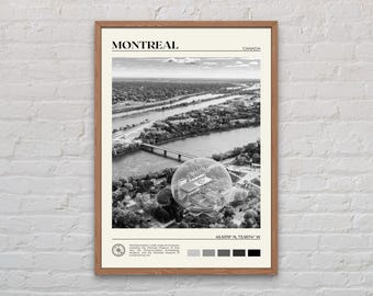 Black and White, Montreal Print, Montreal Wall Art, Montreal Poster, Montreal Poster Print, Montreal Decor, Canada Print