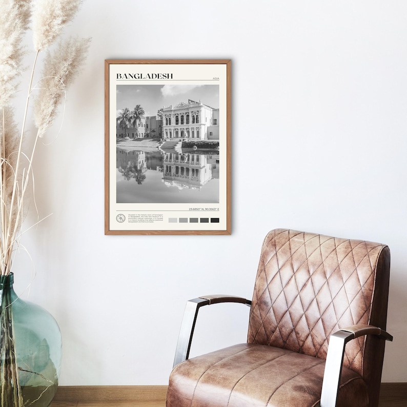 Black and White, Bangladesh Print, Bangladesh Wall Art, Bangladesh Poster, Bangladesh Photo, Bangladesh Poster Print, Bangladesh Decor image 2