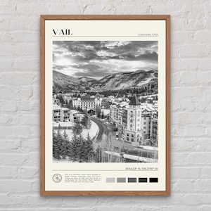 Schwarzweiß, Vail Druck, Vail Wandkunst, Vail Poster, Vail Foto, Vail Poster Druck, Vail Wanddekor, Colorado Poster Druck, USA