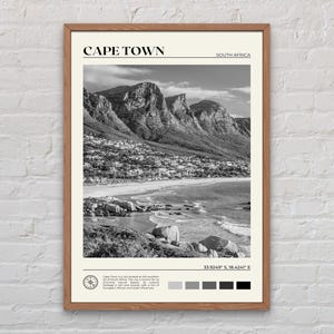 Black and White, Cape Town Print, Cape Town Wall Art, Cape Town Poster, Cape Town Photo, Cape Town Poster Print, Cape Town Wall Decor
