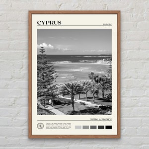 Black and White, Cyprus Print, Cyprus Wall Art, Cyprus Poster, Cyprus Photo, Cyprus Poster Print, Cyprus Wall Decor, Europe Poster Print