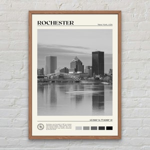 Rochester Print, Rochester Wandkunst, Rochester Poster, Rochester Foto, Rochester Poster Print, Rochester Decor, New York