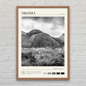 Black and White, Nigeria Print, Nigeria Wall Art, Nigeria Poster, Nigeria Photo, Nigeria Poster Print, Nigeria Wall Decor, Africa Poster