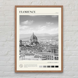 Black and White, Florence Print, Florence Wall Art, Florence Poster, Florence Photo, Florence Poster Print, Florence Wall Decor, Italy image 1