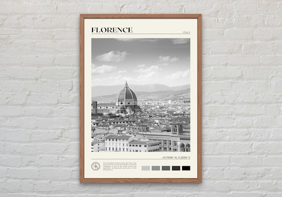 Black and White, Florence Print, Florence Wall Art, Florence Poster, Florence Photo, Florence Poster Print, Florence Wall Decor, Italy