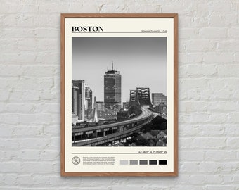 Black and White, Boston Print, Boston Wall Art, Boston Poster, Boston Photo, Boston Poster Print, Boston Wall Decor, Massachusetts Poster