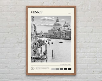 Svartvitt, Venedigtryck, Venedig väggkonst, Venedig affisch, Venedig foto, Venedig affischtryck, Venedig väggdekor, Italien affischtryck