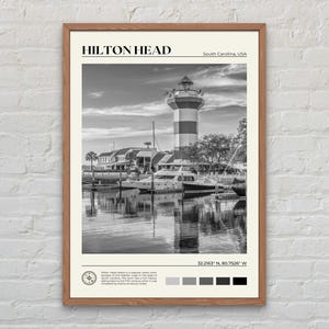 Black and White, Hilton Head Island Print, Hilton Head Wall Art, Hilton Head Poster, Hilton Head Photo, Hilton Head Wall Decor, USA Print