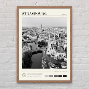Black and White, Strasbourg Print, Strasbourg Wall Art, Strasbourg Poster, Strasbourg Photo, Strasbourg Poster Print, Strasbourg Decor