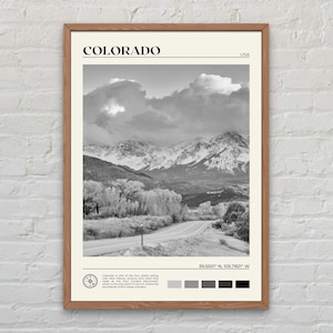 Black and White, Colorado Print, Colorado Wall Art, Colorado Poster, Colorado Photo, Colorado Poster Print, Colorado Wall Decor, USA