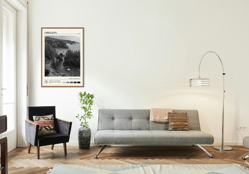Black and White, Oregon Print, Oregon Wall Art, Oregon Poster, Oregon Photo, Oregon Poster Print, Oregon Wall Decor, USA Poster Print image 3